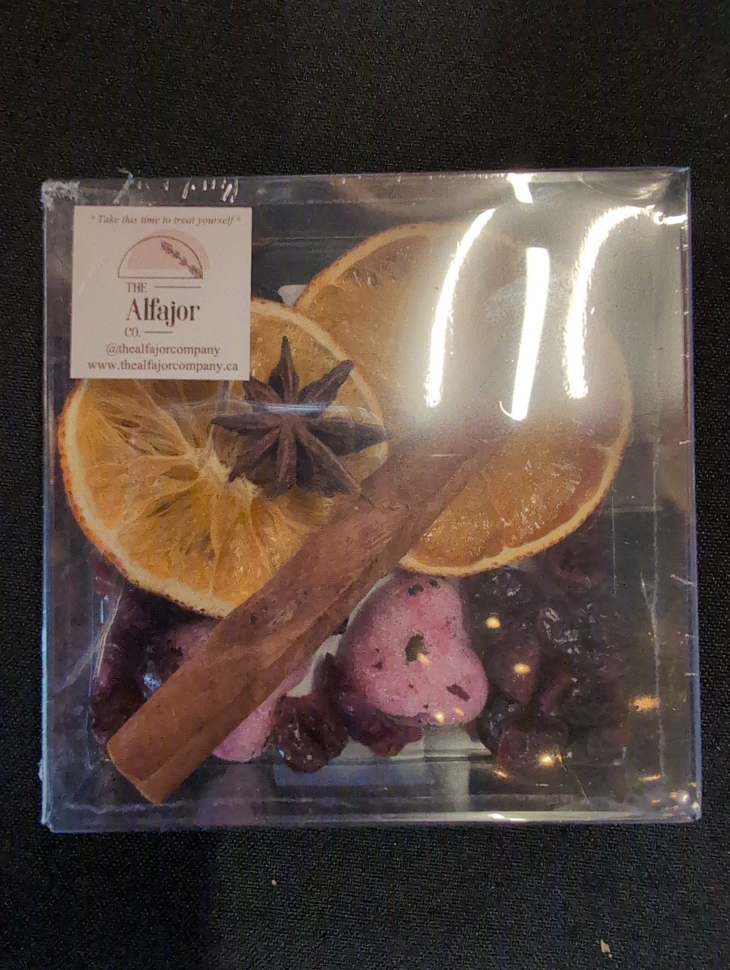 Winters market warm mulled wine infusion