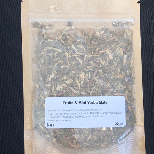 Fruits and Mint Yerba Mate Tea