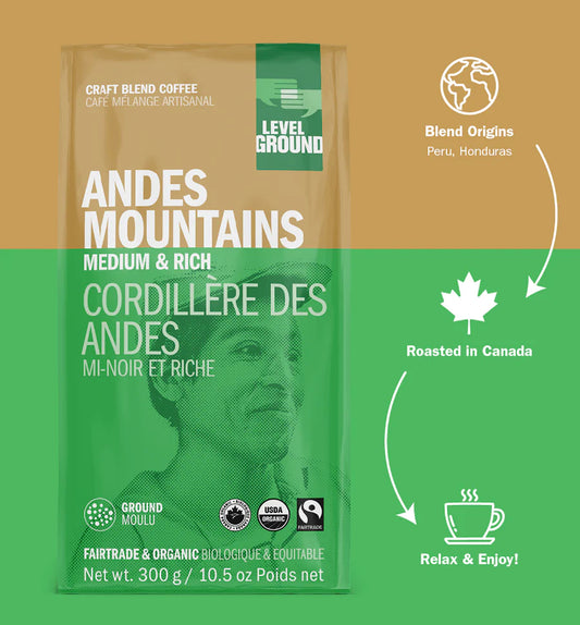 Andes Mountains Craft Blend - Organic Coffee